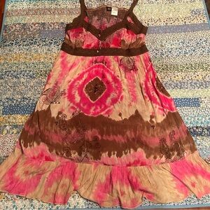 Y2K Bila 100% Rayon Dress 💕 Size L